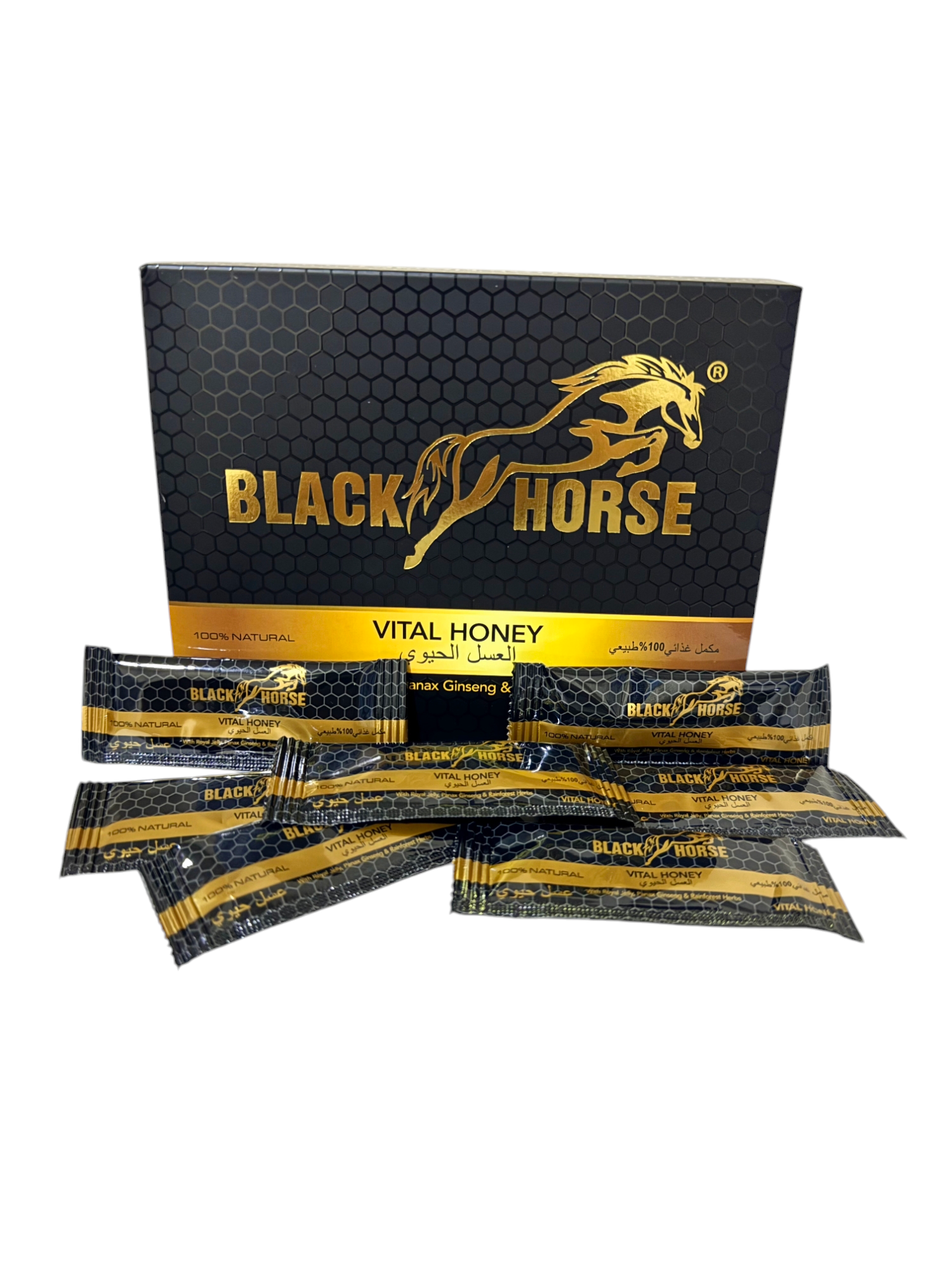 Black Horse Vital Honey Box of 24 Sachets – Male Power & Stamina Booster UAE
 – Male Power & Stamina Booster UAE